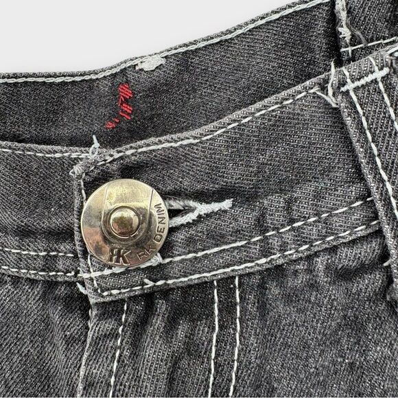 Rural King RK Denim Rugged Straight Leg Work Jeans in Washed Black Size 36 x 32 - Picture 3 of 6